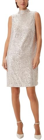 comma Damen 2139272 Kleid, 80L1 beige, 38