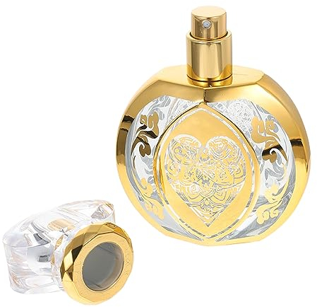 FOMIYES Botella De Perfume Rellenable De Vidrio Con Spray Mist Resistente y Portable Para Viaje Atomizador Sin Olor Para Uso Diario y Exterior