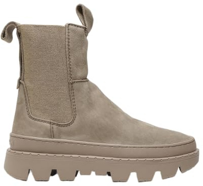 Satorisan - Unalome Elastics Premium - High-top Damen - Vintage Leder Stiefel Bequem, Nachhaltig und Dauerhaft - Farbe Loden - Größe 36