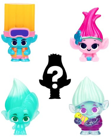 Trolls DreamWorks Fun Fair Surprise Mineez – 3,8 cm Sammelfiguren – Sweet Surprise 5er-Pack, 35+ zum Sammeln in Serie 2