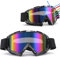 gotyou Occhiali Motocross Maschere,Bike Occhiali da motocross Occhiali,Occhiali regolabili Offroad Outdoor Occhiali antivento,Occhiali da moto Dirt,per mountain motocross, fuoristrada ATV, MX（nero）
