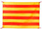 BDM Bandera de Cataluña, Bandera Catalana, Cataluya Grande para Interior y Exterior, Medidas 100 x 70 cm.