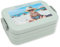 MEPAL Brotdose für Kinder 900ml – Lunchbox mit Fächern, auslaufsicher – Brotdose mit Foto personalisierbar – robust, BPA-frei – Bento Box hellgrün – ideal für Schule, Kindergarten – 18,5 x 12 x 6,5cm