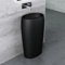 Mai & Mai Design Standwaschbecken freistehend Col32 in Schwarz, aus Mineralguss, Waschtisch, Standwaschbecken