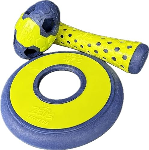 Zeus Fitness Großes Hundespielzeug – robustes Hundespielzeug – Hundespielzeug für aggressive Kauer – schwimmfähiges Hundespielzeug – Pool-Spielzeug für Hunde – Kauspielzeug aus Gummi – Hundespielzeug