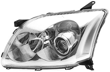 EDA PREMIUM auto Scheinwerfer, Frontscheinwerfer Links 8117005190 passend für TOYOTA AVENSIS T25 2003-2006 ohne Stellmotor für LWR, H1/H7, ECE