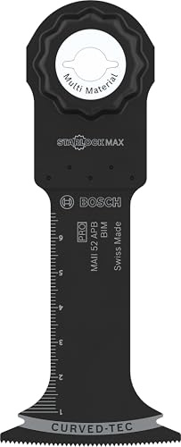 Bosch 1x PRO Multi Material MAII 52 APB Multitool Blade (for Wood with Nails, Metal Sandwich, Width 52 mm, Professional Accessory Multitool)