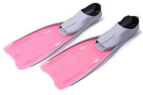 PLCPDM Palmes d'entraînement de natation, palmes de plongée flexibles, chaussures de piscine pour la plongée avec tuba, la piscine, hommes et femmes