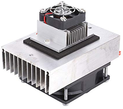 DC12V Mini-Klimaanlagen-Set, Kühlung für DIY-Kühlschrank, DIY-Kühlung, Halbleiterkühlung für DIY-Kühlschrank, Ideal für Haustiere, Hühner, Kleine Hunde, Split