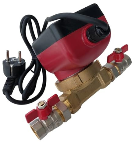 PAG Turbo GmbH - Zirkulationspumpe CPE 15-15 Brauchwasserpumpe 1/2 Umwälzpumpe Trinkwasser optional 2x Kugelventile (PAG -CPE 15-15 + 2x Ventile)