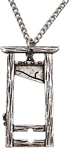 Guillotine Necklace Knife Knife Rock Pendant Photo Frame Accessories
