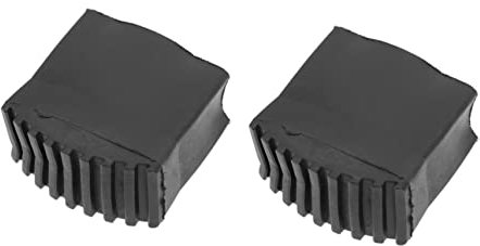 Garneck Coprigambe Per Scala Antiscivolo in Gomma Resistente 2 Pezzi Protezione Piedini Per Sicurezza Casa e Uso Domestico