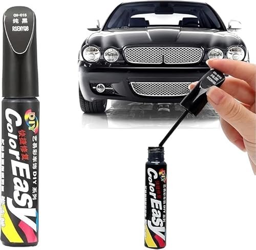 Stylo Retouche Peinture Carrosserie, Stylo Retouche Voiture, Stylos Réparation des Rayures Auto De Peinture, Stylos Anti Rayure Voiture, Anti Rayure pour Carrosserie Moto Auto Vélo, Noir, 1 Pièce