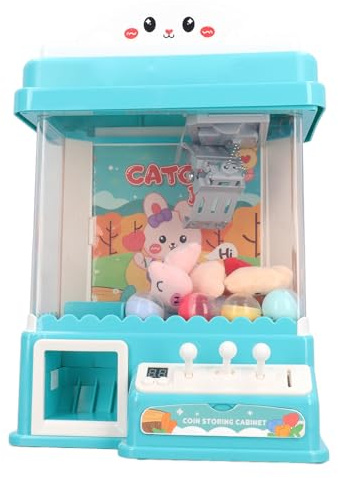 Fockety Klauenmaschine Fürr, Mini-Verkaufsautomaten Candy Grabber, USB-Detriebenes Elektronische Klausenspielgeug MIT Blinkenden Lichtern und Musik, Geburtstagsgedenke Fürr