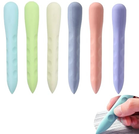 OYUUJII Radiergummi Kinder,6 Stück Dreieck Radiergummi Set Groß Bleistiftform Dreieckradierer Grip Radierer Weicher 2B-Radierer für Schule,Büros,Malerei,Kinder Schulbedarf Schreibwaren