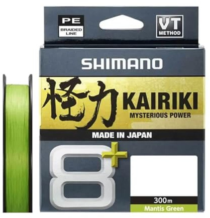 Line Kairiki 8+ - 300m 0.10mm 7.3kg M. Green
