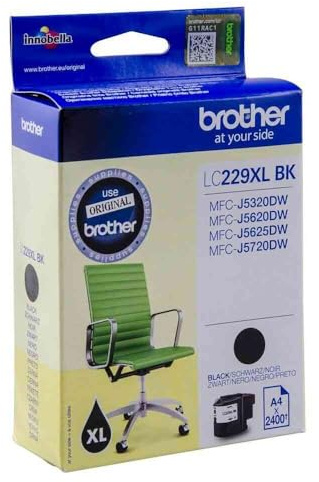 BROTHER Ink LC-229XLBK Black High Capacity 2.400PAG