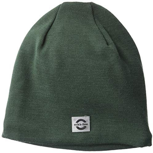mikk-line Jungen Wool Wollanteil Mütze, Grün (Duck Green 363), 53/55 (Herstellergröße: 110/116)