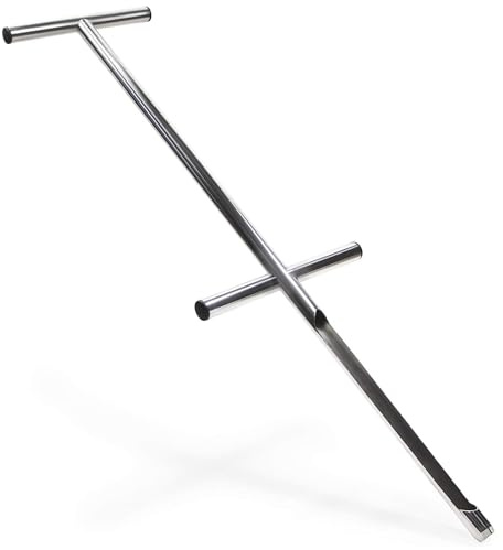 Varomorus Bodenprobe-Sonde, 91,4 cm, Edelstahl, röhrenförmig, T-Griff mit Trittstufen.