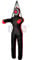 ROX Fit Grappling Dummy, Dummy für brasilianisches Jiu-Jitsu Wrestling, Boxsack, hängender Stil, Trainingsdummy, Grappling Dummy, Schlagdummy (REX-Hang-BLK/RED-6ft)