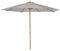 Outsunny Sonnenschirm Ø 300 cm, Sonnenschirm mit UV Schutz Balkonschirm aus Holz Strandschirm stabil Marktschirm Sonnenschutz für Strand Terrasse Garten, Grau