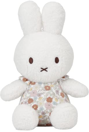 Little Dutch NIJN750 Kuscheltier/Stofftier Miffy Vintage Little Flowers (25 cm)