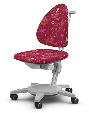 Moll Maximo Kinderschreibtischstuhl | mitwachsend & ergonomisch mit individuell Verstellbarer Sitzfläche und Rückenlehne | Drehstuhl ideal für Schulkinder | langlebig & hochwertig | Made in Germany