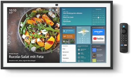 Zertifiziert und generalüberholt Amazon Echo Show 21 (neueste generation) | Beeindruckendes 21-Zoll-Smart-Display mit integriertem Fire TV, kraftvollem Klang, immersivem HD-Streaming und Alexa