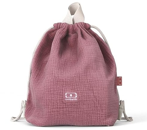 monbento - Kinderrucksack MB Buddy Rosa - Kinderrucksack Jungen/Mädchen - Transporttasche für Mahlzeiten und/oder Snacks - Ideal für Schule/Park