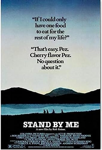 Poster Stand By Me Poster, Vintage-Tv-Filmplakat, Wandkunst, Bilder, Leinwand, Malerei, Poster Und Drucke, Heimdekoration 50X70Cm Kein Rahmen