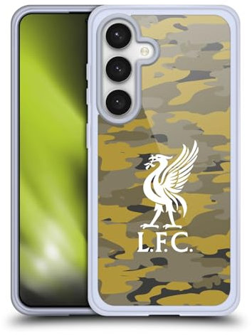 Head Case Designs Offizielle Liverpool Football Club Royal Liver Bird Farben Camou Soft Gel Handyhülle Hülle kompatibel mit Samsung Galaxy S24 5G