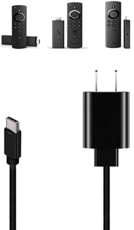 Power Charger for Fire TV Stick, Fire TV Lite,Firestick,All-New Fire TV FireTV Stick Streaming Device with Alexa Voice Remote Charger Cable Cord,TV Stick Power Adapter