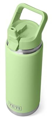 YETI Rambler C Straw Bottle, Stainless Steel Vacuum Insulated Bottle with Straw Cap, Key Lime, 26 oz (769 ml)