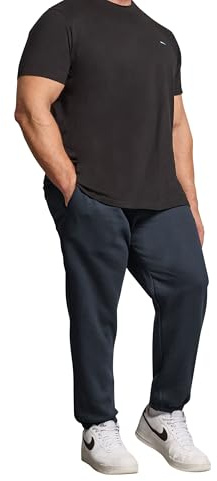 BadRhino Big & Tall Premium Cuffed Joggers - Men's - Plus Size Curve