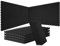 VEVOR Paneles de Espuma Acústica 1200 x 600 x 50 mm, Paneles de Pared Insonorizados con Diseño de Huevo, Resistentes al Fuego, Paneles Absorbentes de Sonido para Paredes y Techos de Estudio, 4 uds
