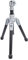 Rankomu Ausziehbares Handy-Stativ, Stativ-Nivellierbasis, Kamera-Nivellierer aus Aluminiumlegierung mit 15° Neigung, 1/4-Zoll-Montageschraube, kompatibel mit Canon-Nikon-DSLR-Kameras, tragbar
