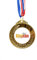no/no Bandera de Bhután con nombre Art Deco Fashion Gold Award Medal First Place Ribbon