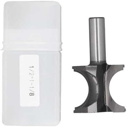 Fafeicy Roundover Router Bit Wolframstahlblätter 1 1 /8 -Zoll -Perlendurchmesser Halbe Runde Kanten Router Bit Holzbearbeitung