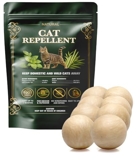 VDKOGSX Cat Repellent Outdoor, Cat Scratch Deterrent Indoor, Stray Cat Repellents, Cat Urine Repellant, Cats Pee Deterrents, Keep Cats Away for Furniture, Garden & Yard-8 Pcs