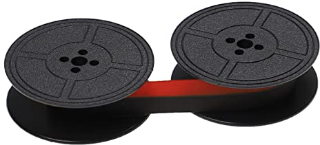 vhbw Farbband Schriftband kompatibel mit Triumph-Adler Gabriele 20 Bondrucker, Nadeldrucker schwarz/rot