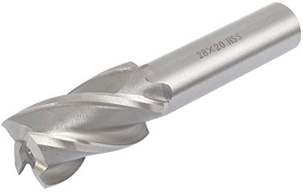 28 mm de diámetro de corte, cola recta, 4 copas fresas