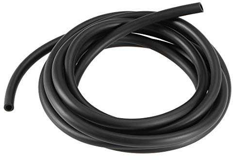 sourcing map Durite Carburant Tuyau 4mm(5/32) ID x 7mm(9/32) Diamètre Exterieur 8.2ft/2.5M Essence Caoutchouc nitrile Eau Tube Conduite Moteur