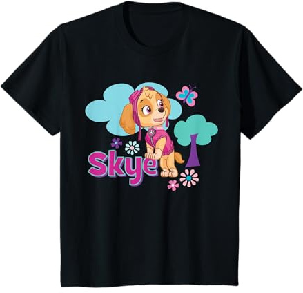 Paw Patrol Skye Adventurous Brave Pup in the Clouds T-Shirt