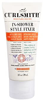 Curlsmith - In-Shower Style Fixer - Veganes Styling-Gel mit extremem Halt für trockenes, gewelltes, lockiges oder krauses Haar (59ml)