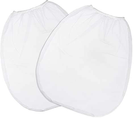 sourcing map 180 Micron Paint Screen Bag Fine Mesh Strainer with Elastic Opening for 1 Gallon Buckets 2Pcs