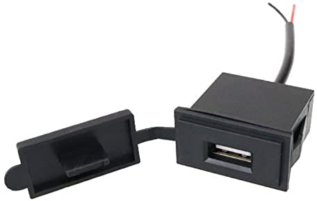 Car Charger Mini USB Port Square Shape Charger Socket 12V/24V Quick Charge With Waterproof Panel for Marine Boat 5V 2.4A plug connector wire sae waterproof for car wiring male female adapter power car