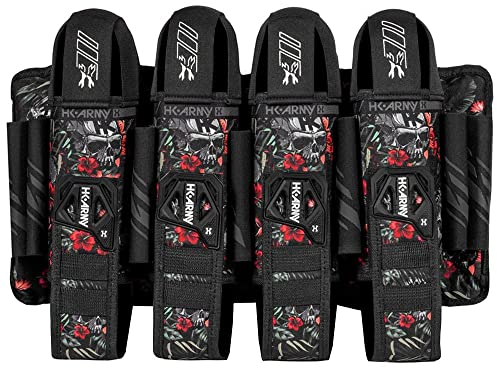 HK Army 4+3 Eject Paintball Harness Pod Pack - Tropical Skull