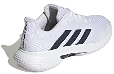 Adidas Herren CourtJam Control Tennis Shoes Tennisschuhe, Cloud White/Team Navy/Cloud White, 42 EU