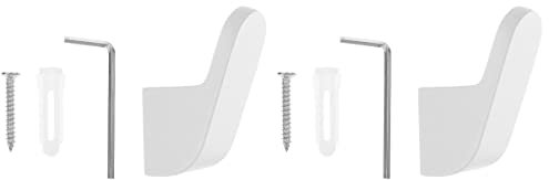 DOITOOL Lot De 2 Muraux Décoratifs En Aluminium Pour Vêtements De Porte De Maison Style Moderne