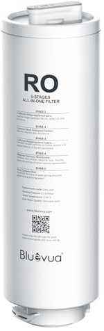 Bluevua Reverse Osmosis System Countertop RO100ROPOT-Lite Replacement Filter